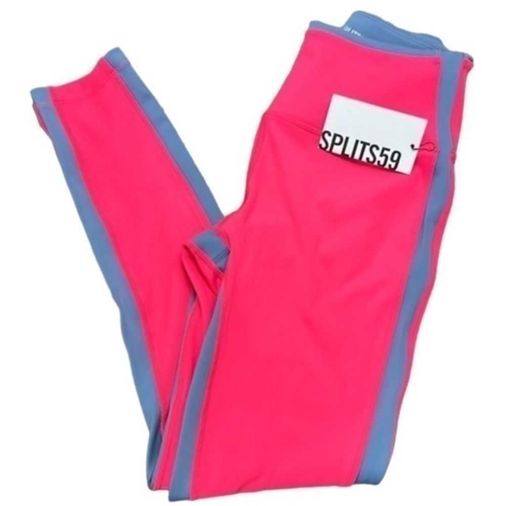 Splits59 - ‘Techflex’ High Waist. 7/8 Hot Pink/Gray SZ:Med NWT Firm!